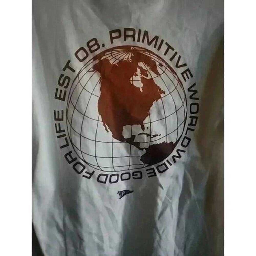 Primitive Skateboarding Men's Worldwide Shirt Sz Small‎ NWT CR6 Excellent